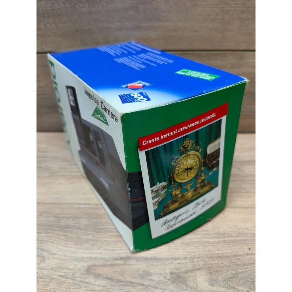 Polaroid Impulse Camera Instant Gray Pop Up Flash 600 Film - New Sealed! Vintage